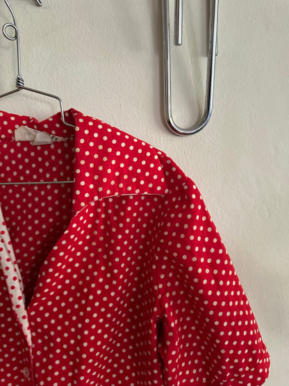 50s Red Polka Dot Shirt