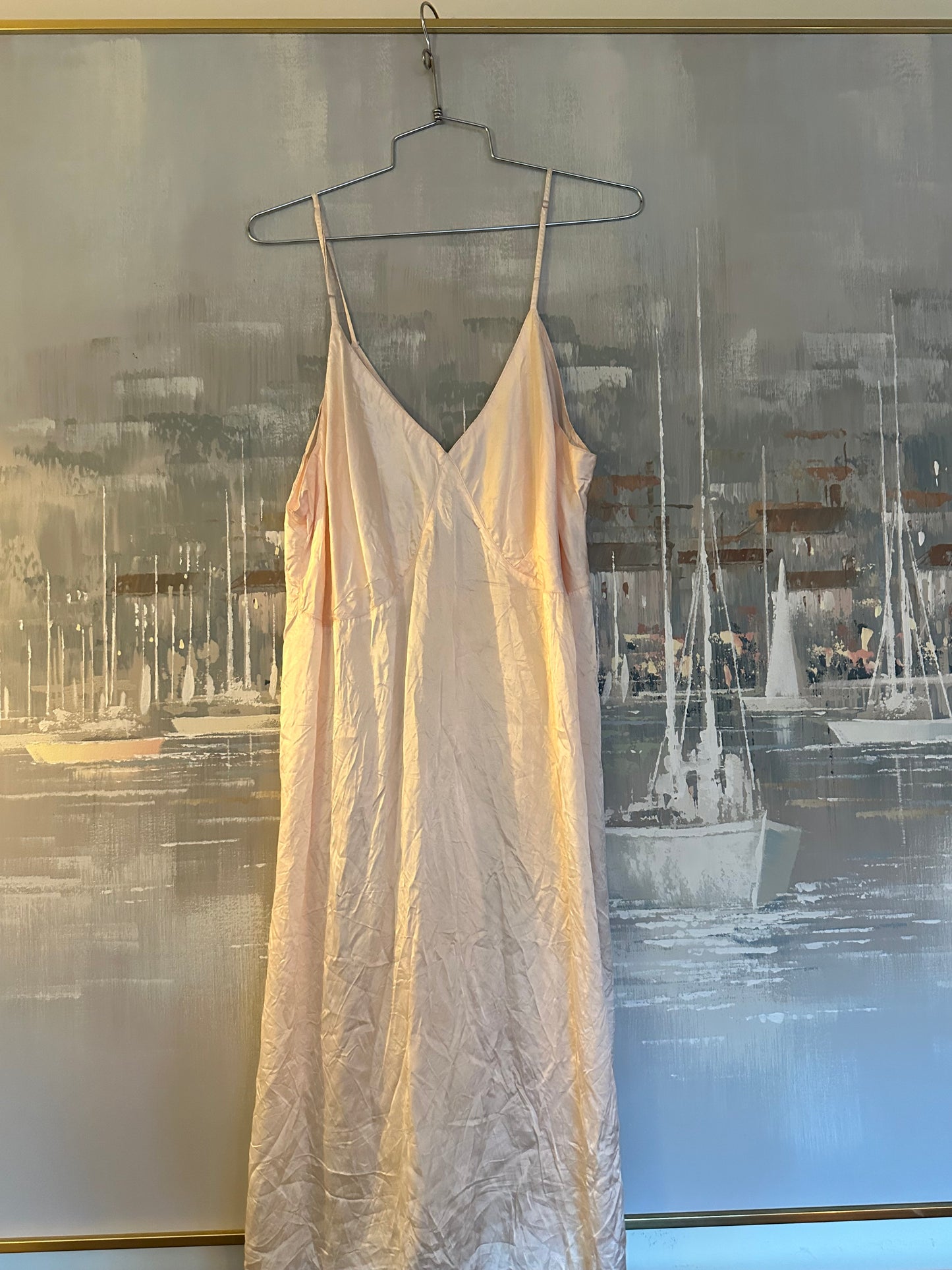 60s Pink Slip Dress