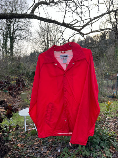 80s Red Windbreaker