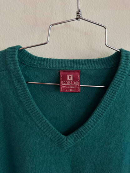 80s Green Lambswool Sweater