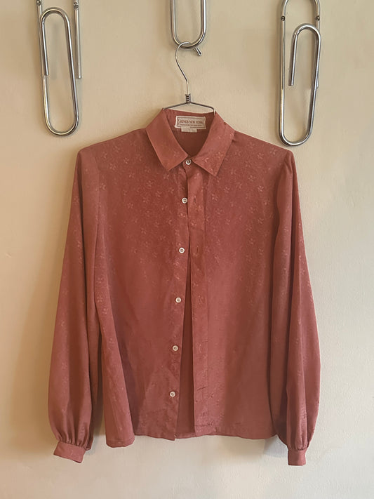 70s/80s Pink Bishop Sleeve Shirt