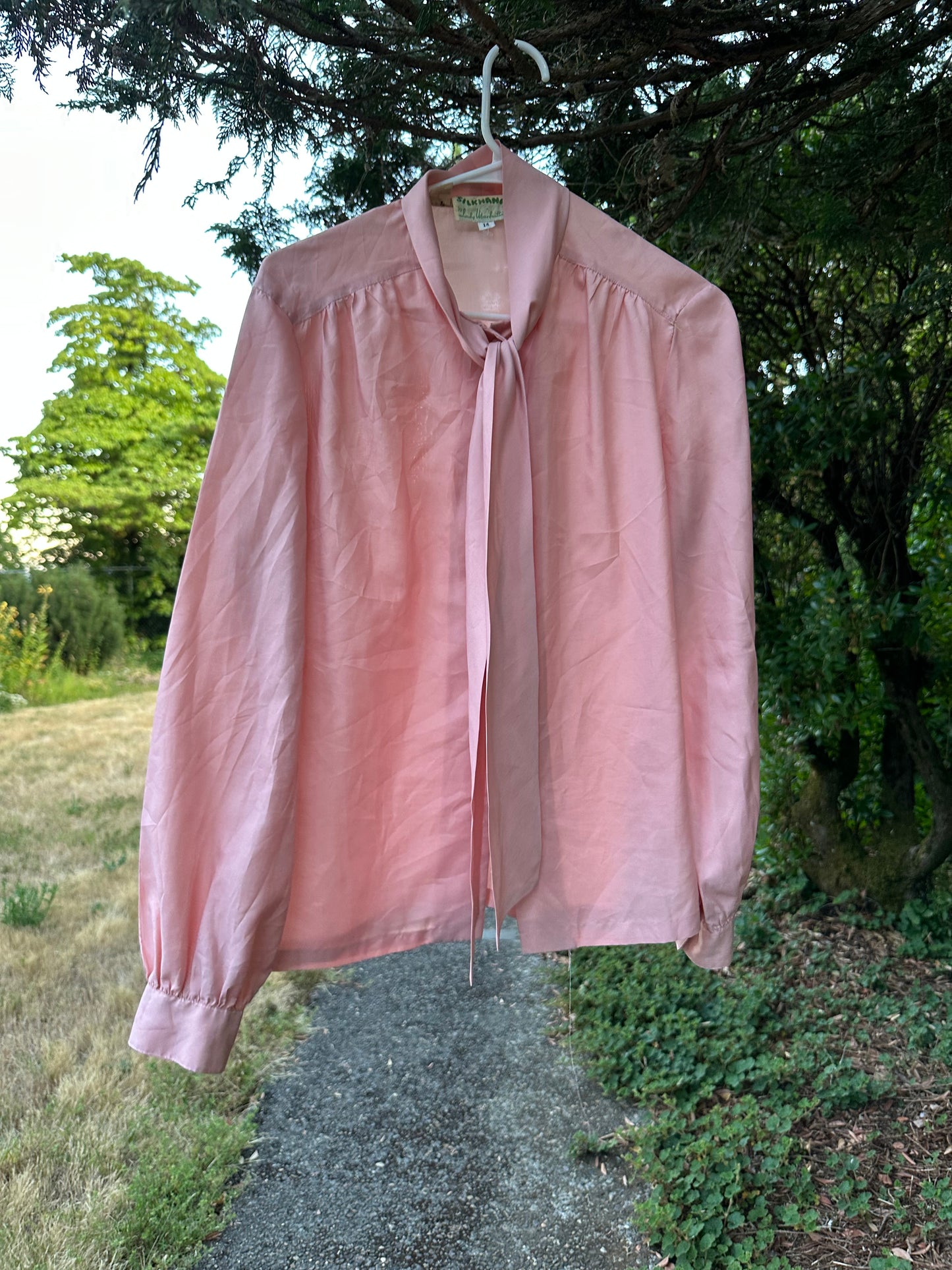60s Pink Blouse