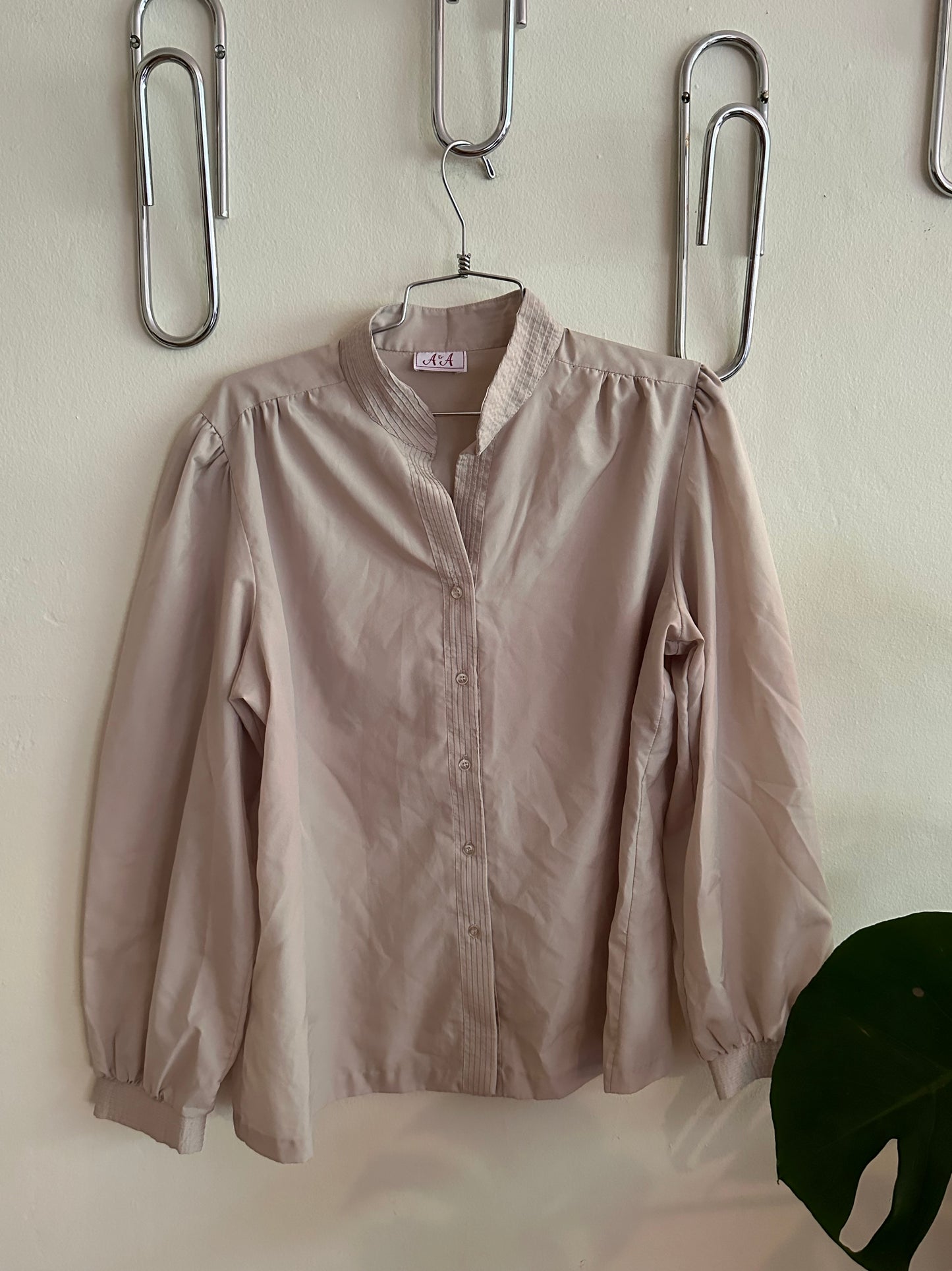 70s Tan Button Down