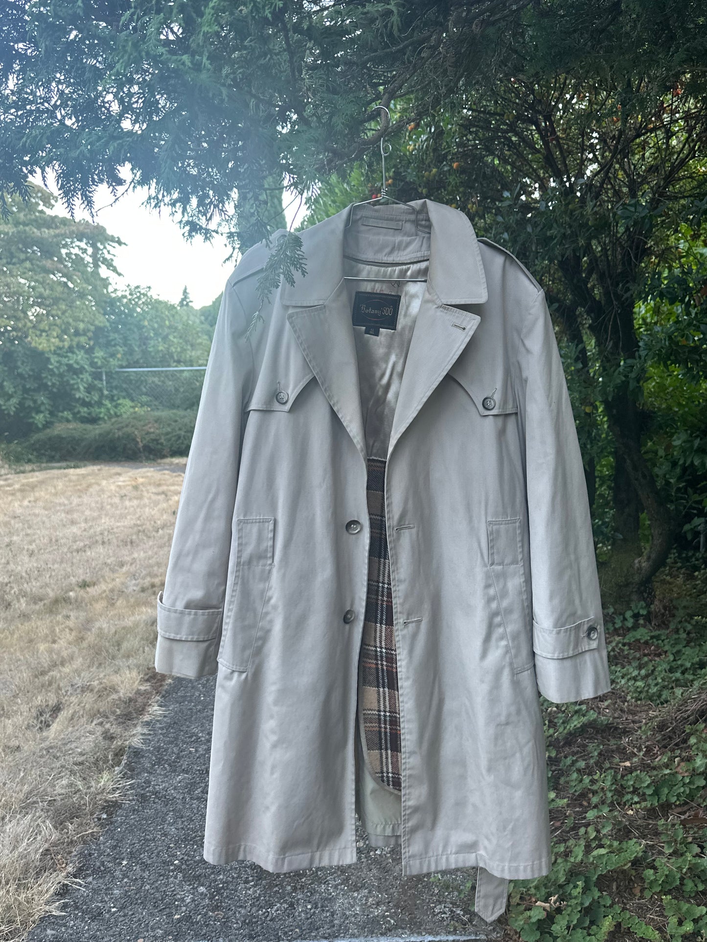 70s Botany 500 Trench Coat