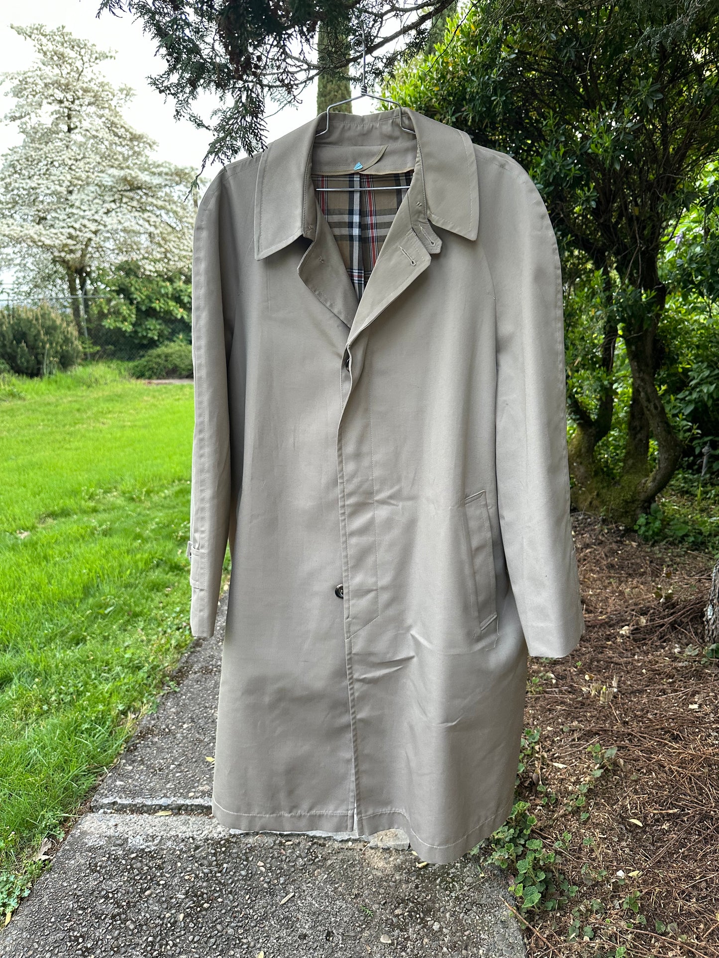 Vintage Tan Trench Coat