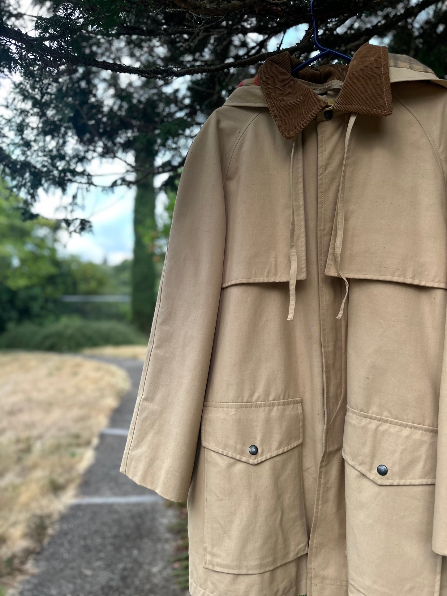 70s Tan Fox Run Parka
