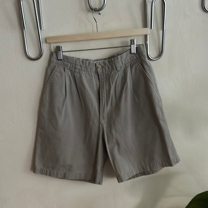 90s Khaki Pleated Shorts