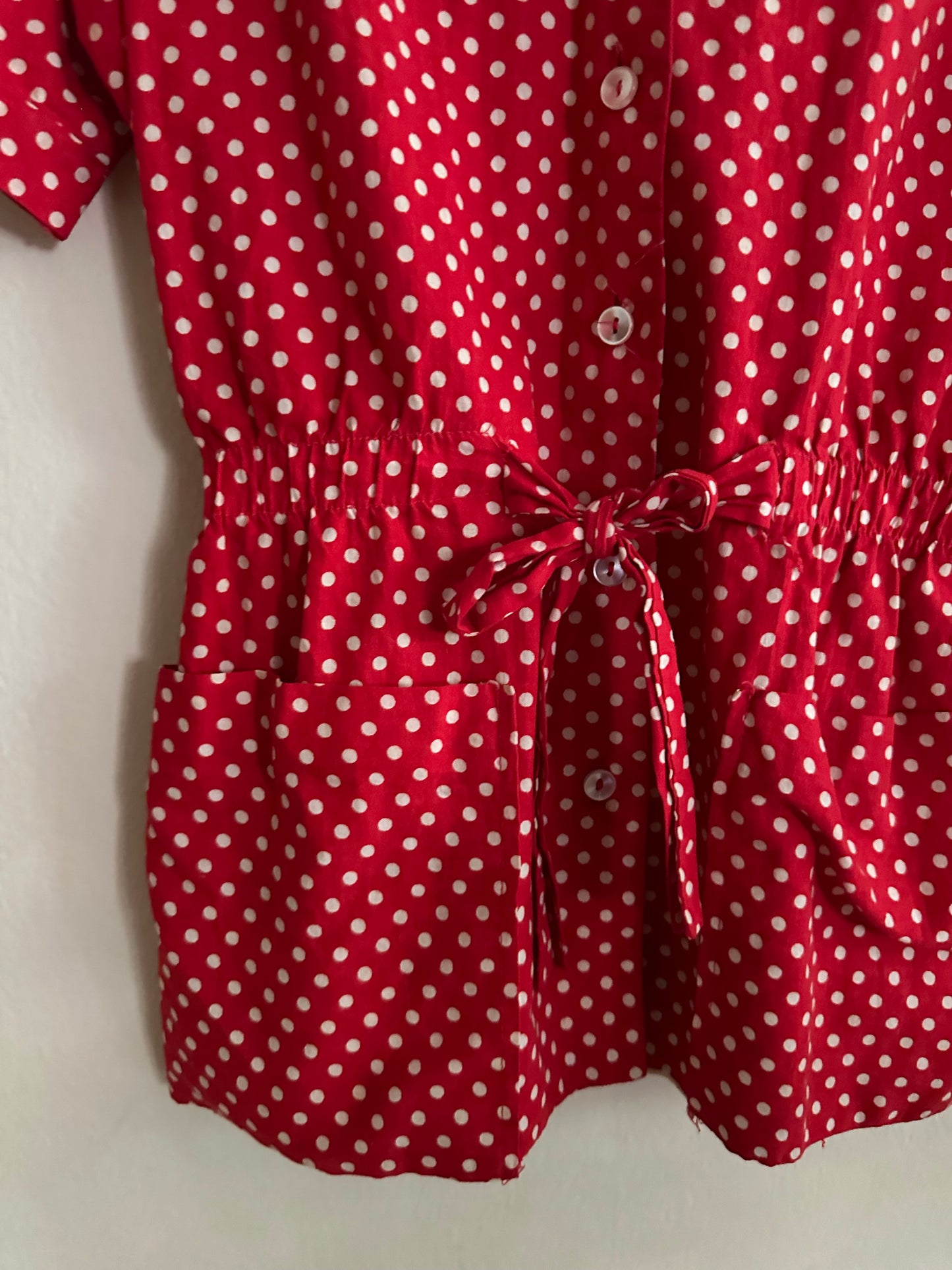 50s Red Polka Dot Shirt