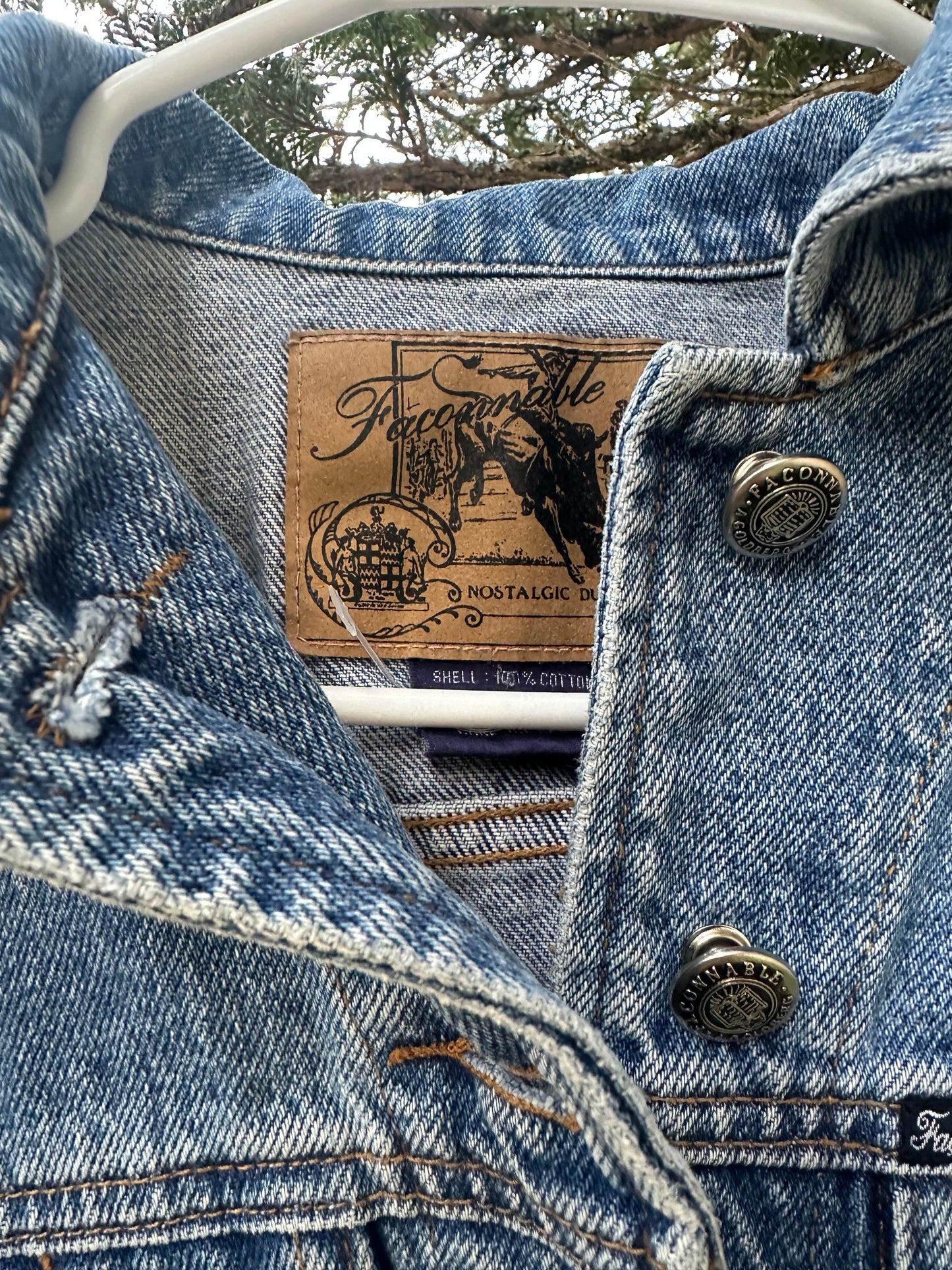90s Faconnable classic Denim Jacket