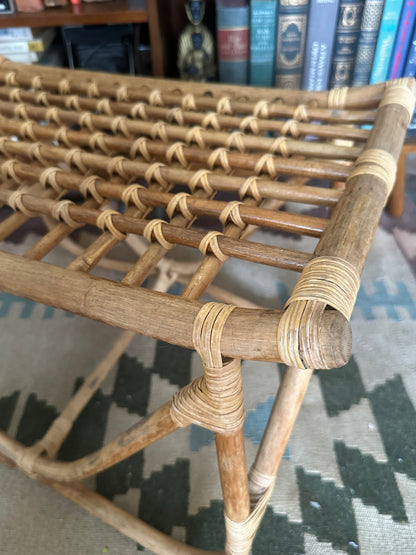 MCM Rattan Side Table