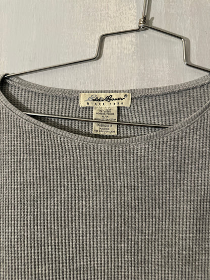 80s/90s Grey Eddie Bauer Thermal Shirt
