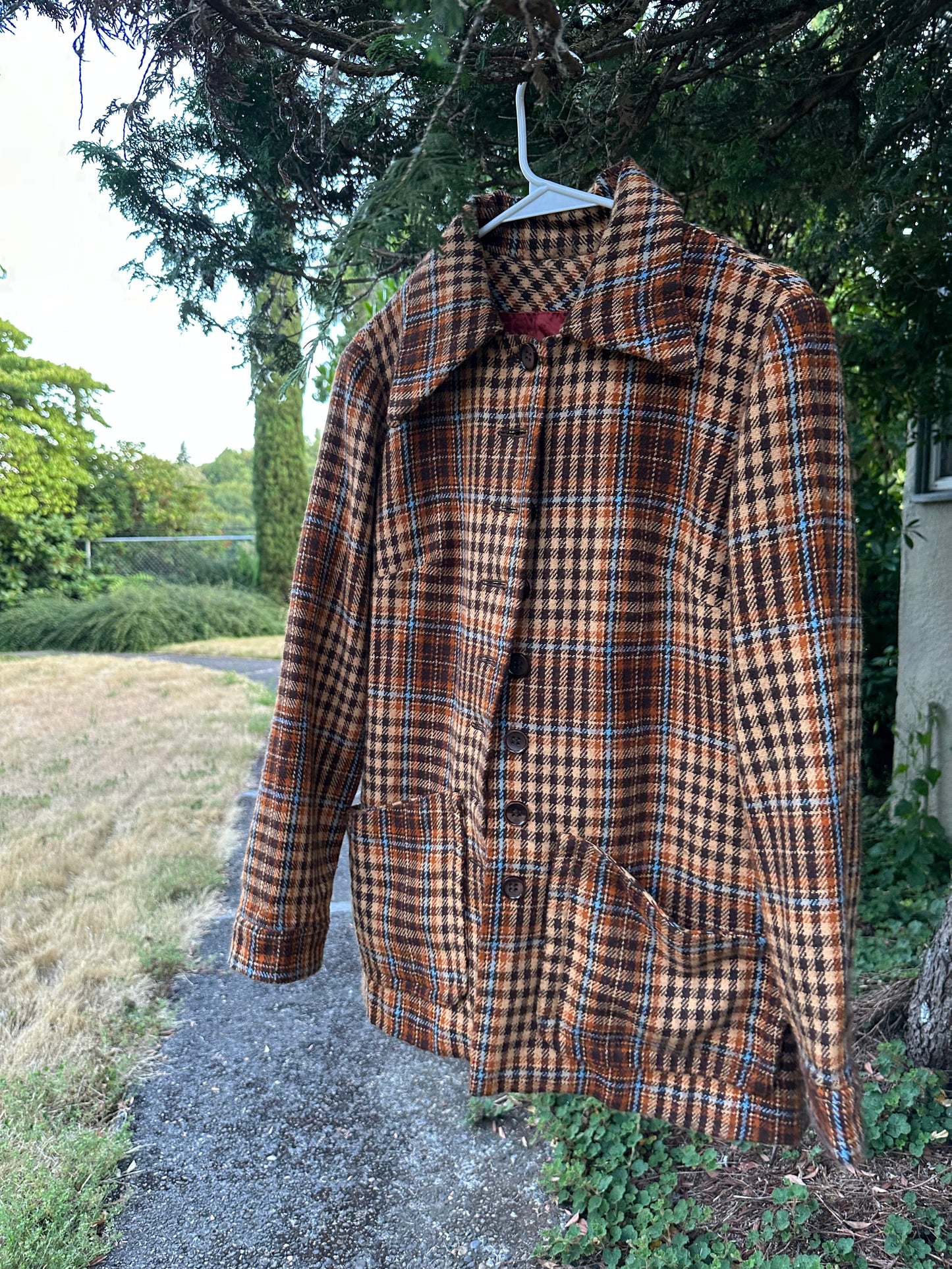 Vintage Plaid Jacket (70s?)