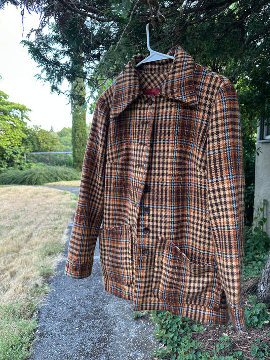 Vintage Plaid Jacket (70s?)