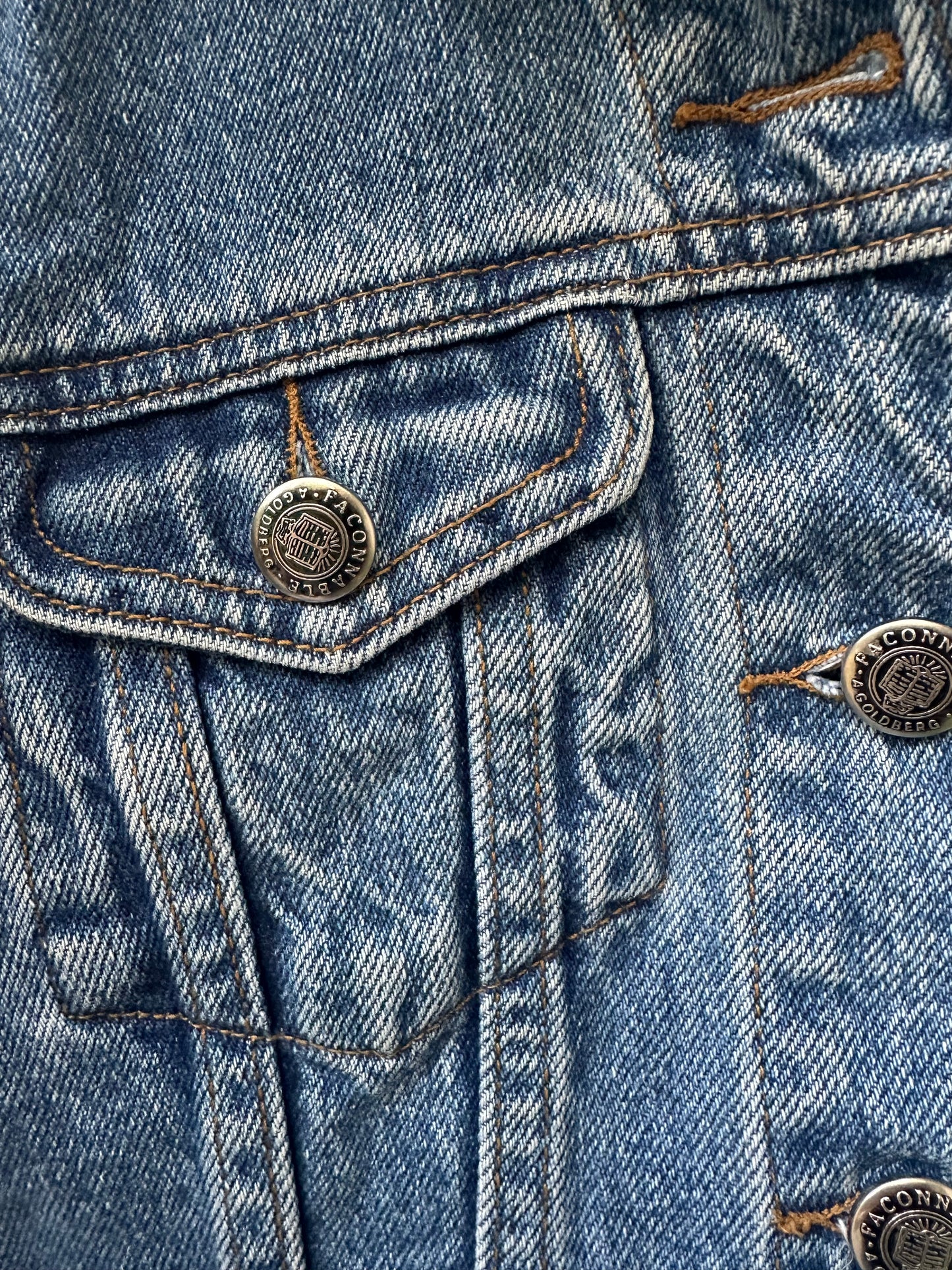 90s Faconnable classic Denim Jacket