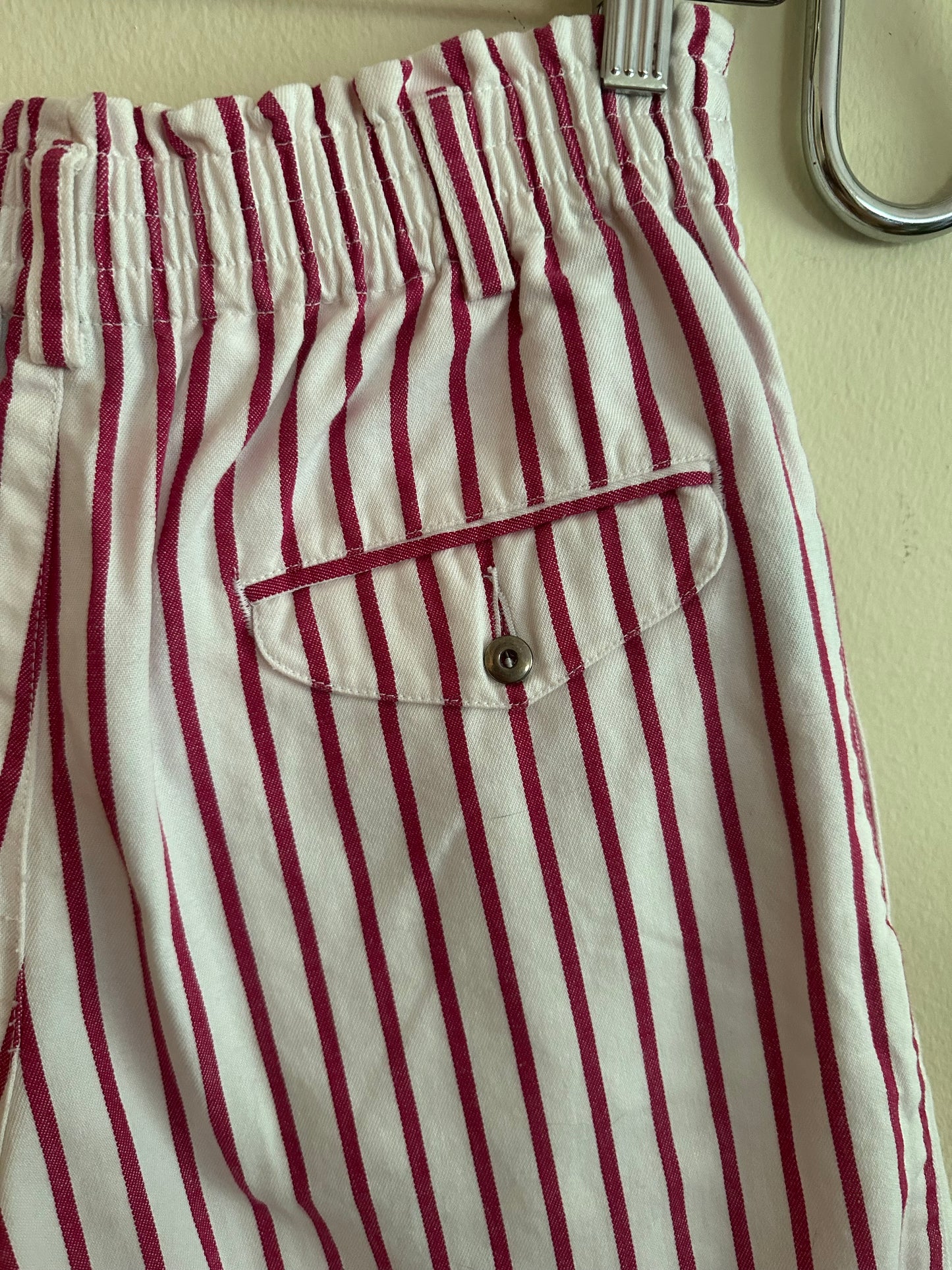 90s Pink Stripe Shorts