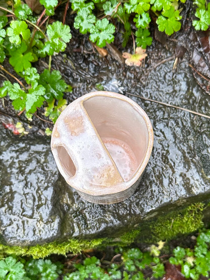 To go mug: milk and honey