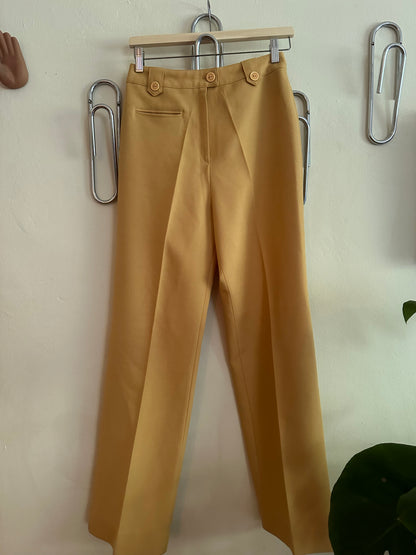 70s Yellow Dress Pants