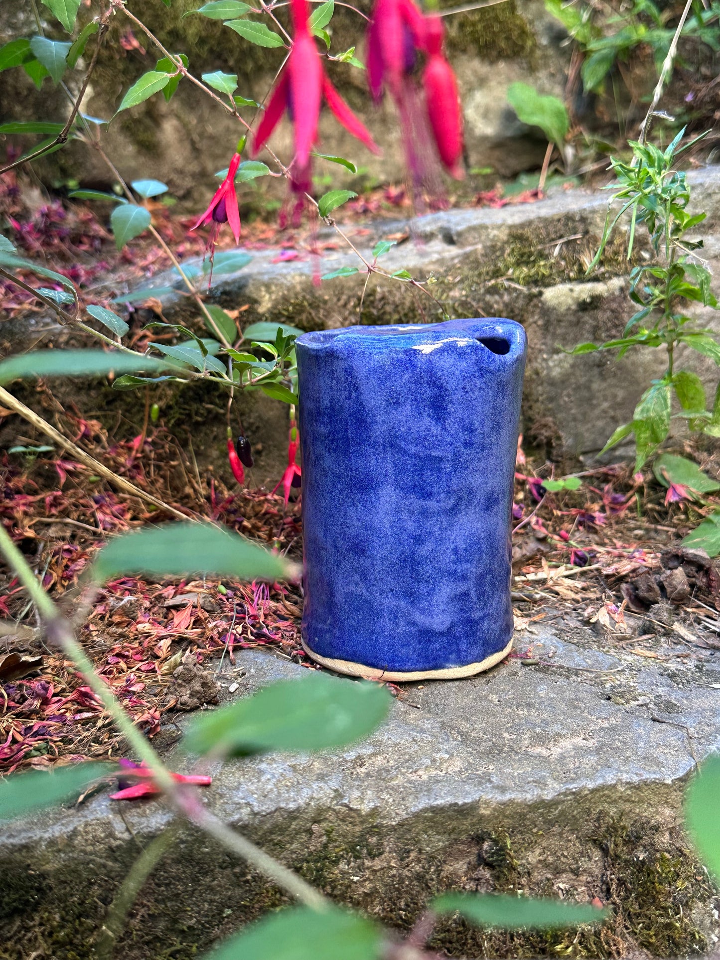 Ceramic Cobalt to go mug