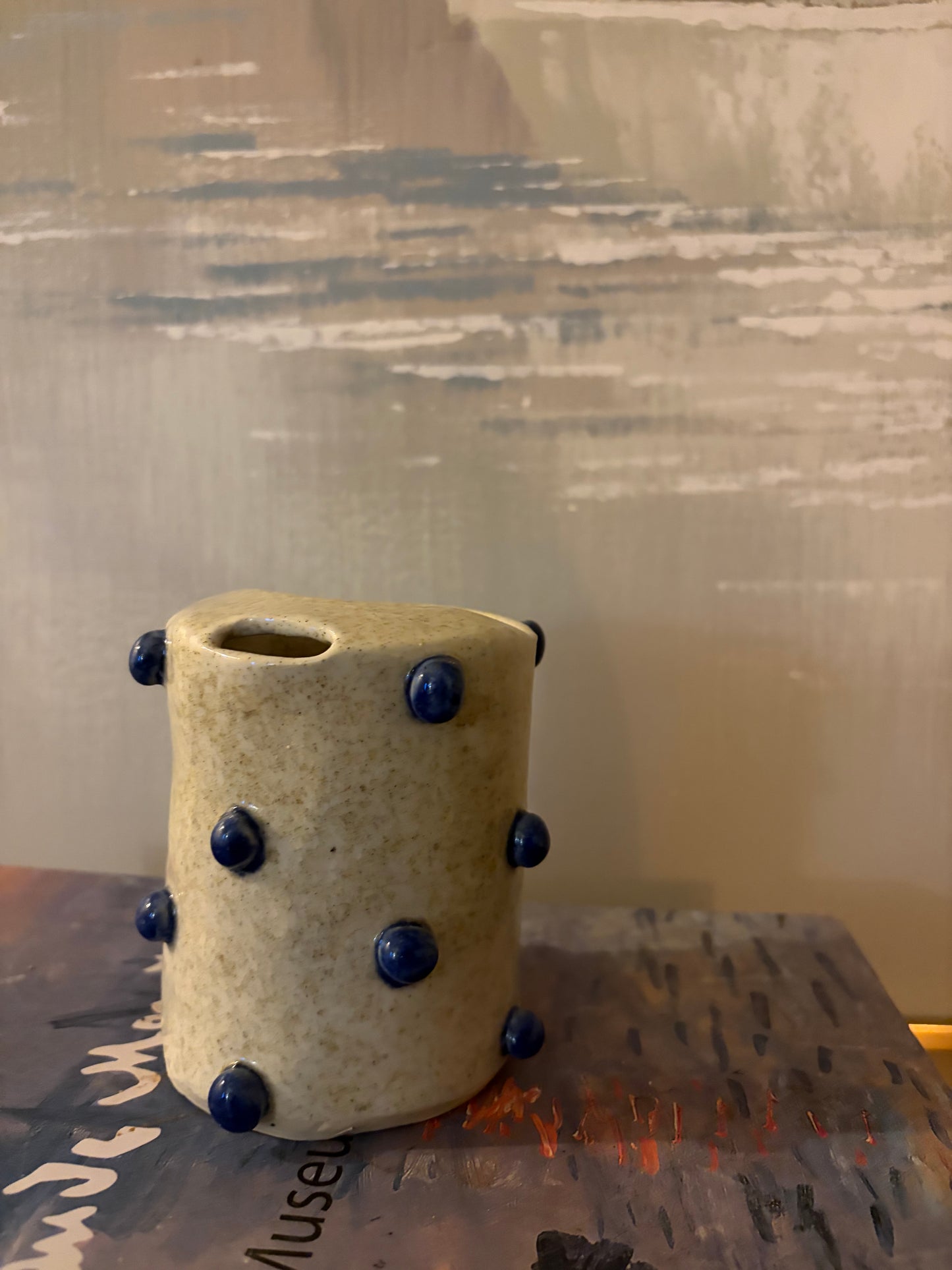 Handmade Polka Dot Togo mug