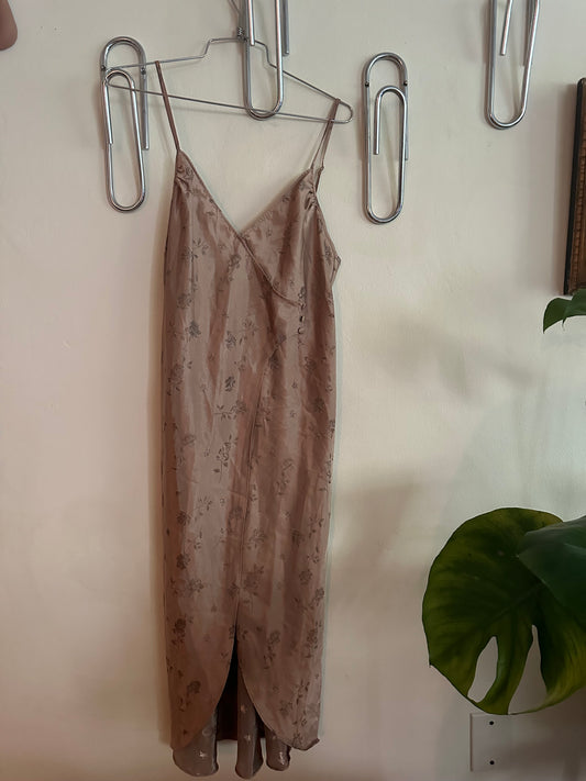 90’s Brown Slip Dress