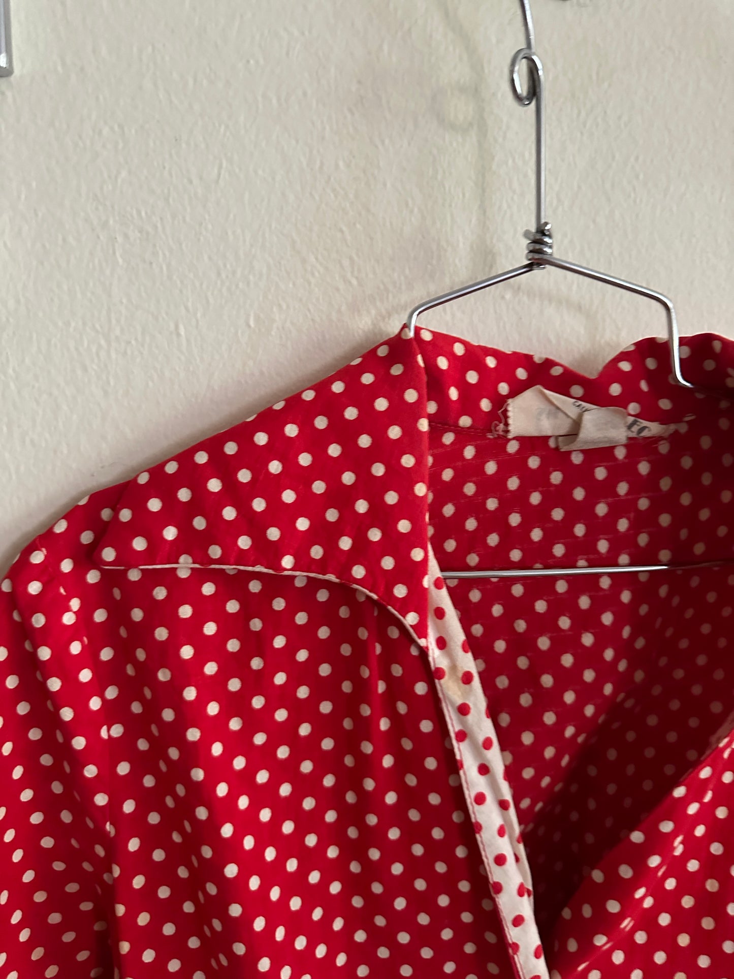 50s Red Polka Dot Shirt