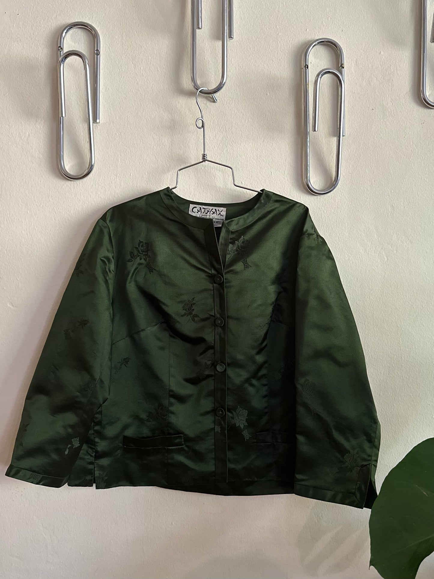 70s Green Jacket Made in Hong Kong