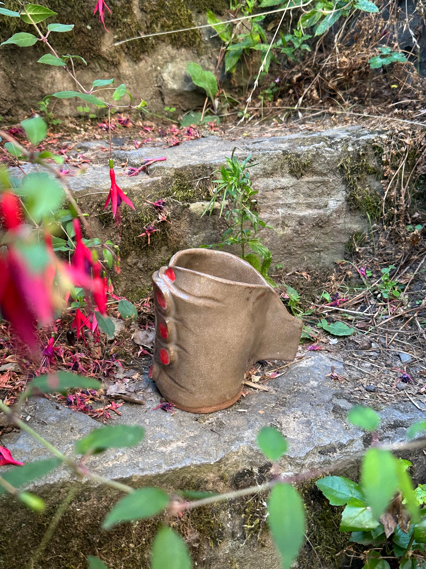 Ceramic hand Mug or vase