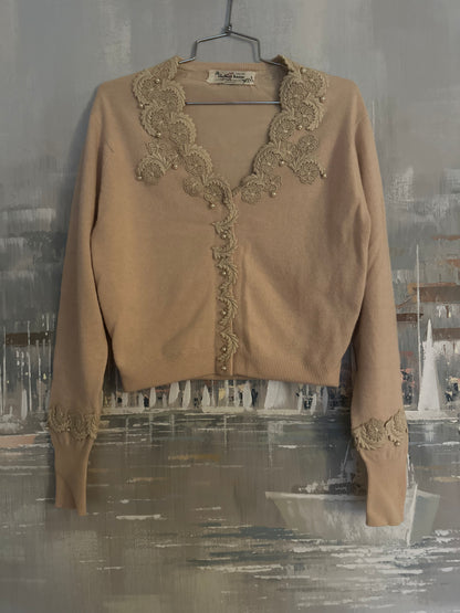 50s Pink Cashmere Sweater