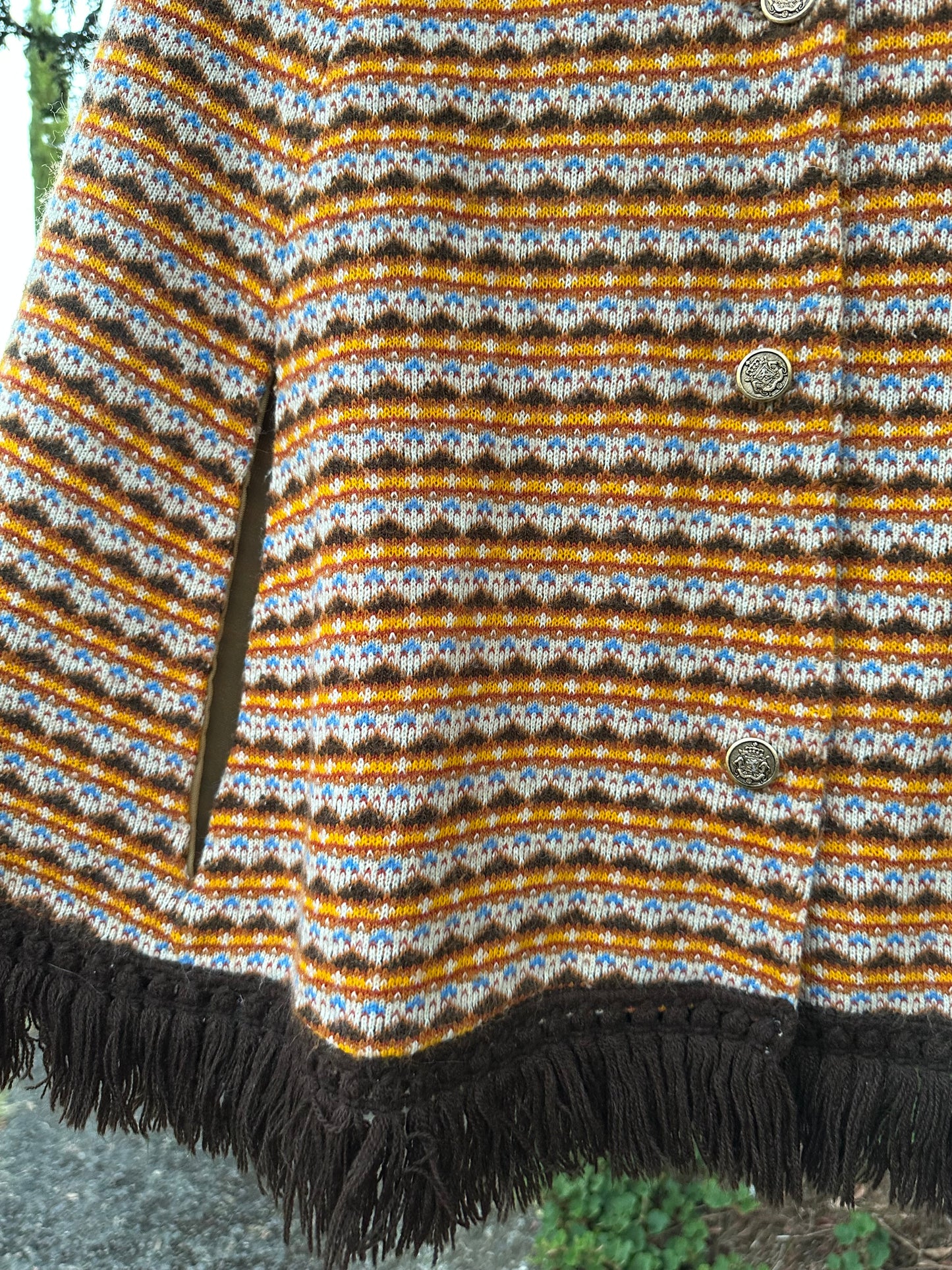 70s Orange Cape