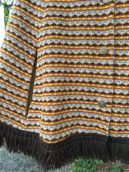 70s Orange Cape
