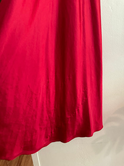 90s Red Slip Dress