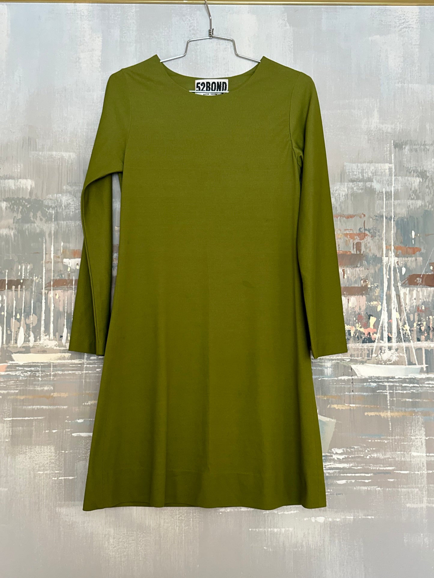 60s/70s Green Mod Dress