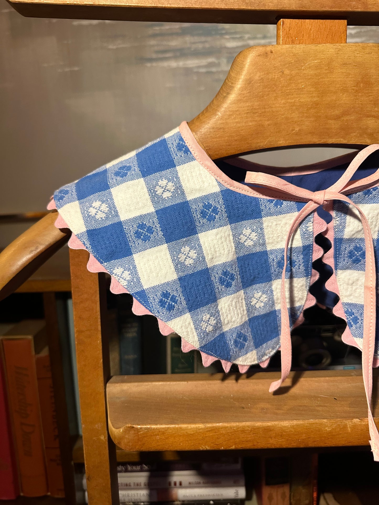 Upcycled Tablecloth Collar