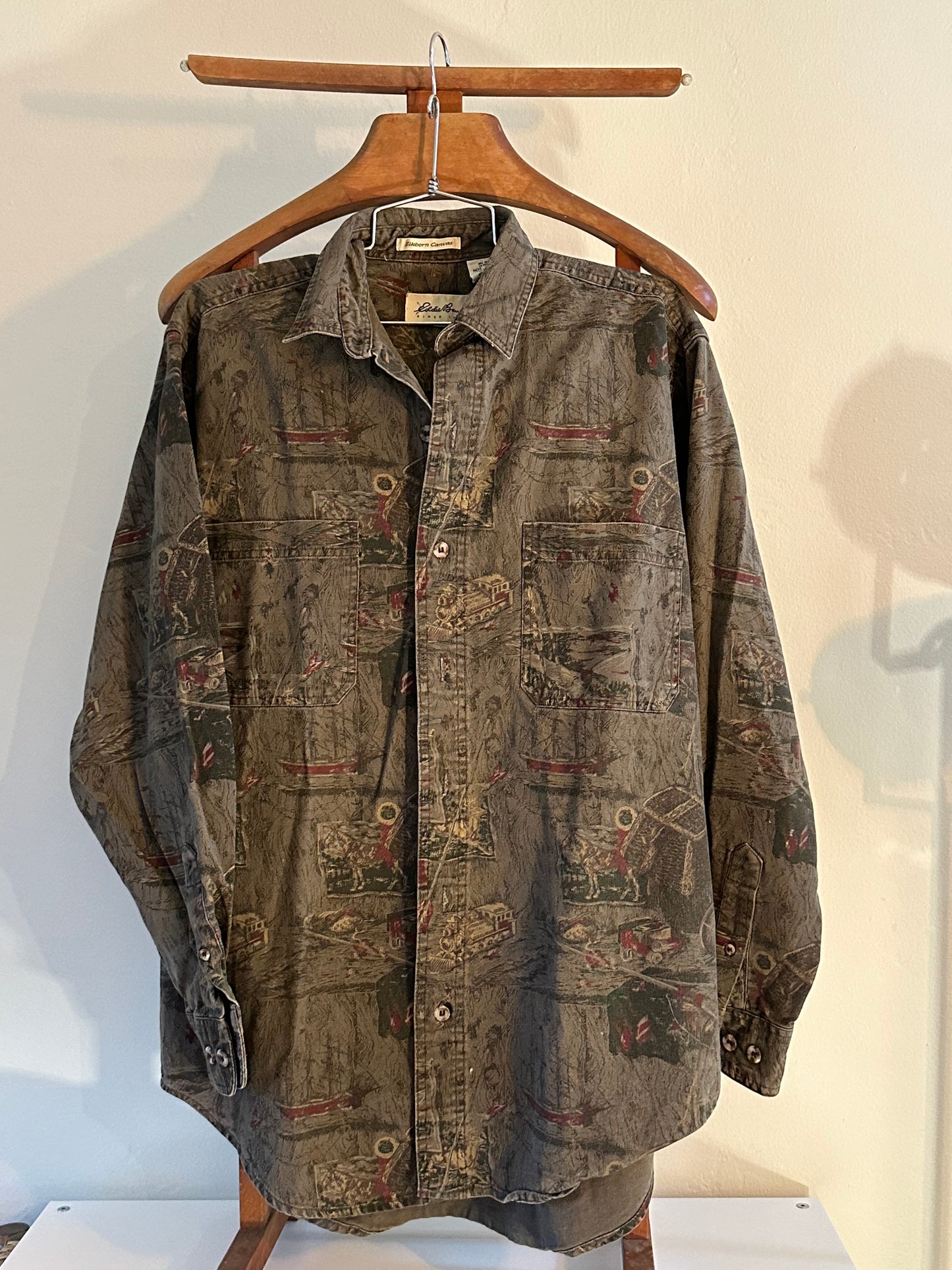 90s Green Eddie Bauer Shirt