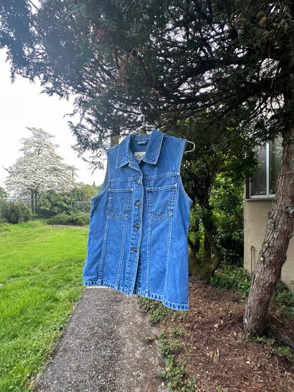 90s Blue Denim Eddie Bauer Tank Top