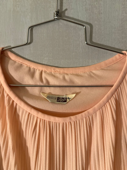 70s Peach Dress - Sears
