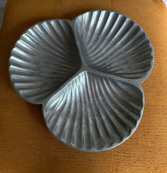 Shell Pewter Dish