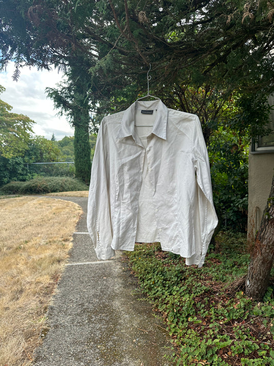 90s Tan Banana Republic Shirt