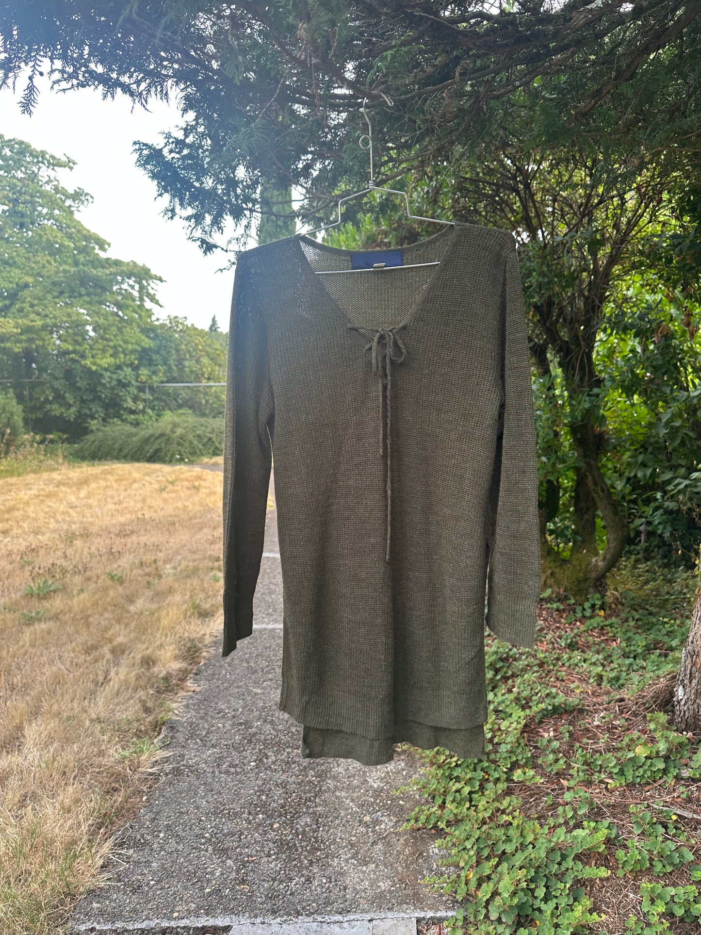 Y2K Green Sweater