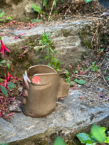 Ceramic hand Mug or vase