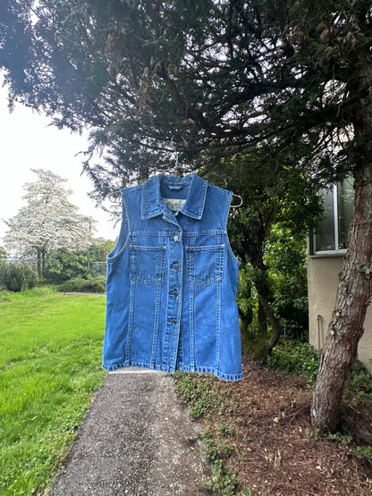 90s Blue Denim Eddie Bauer Tank Top