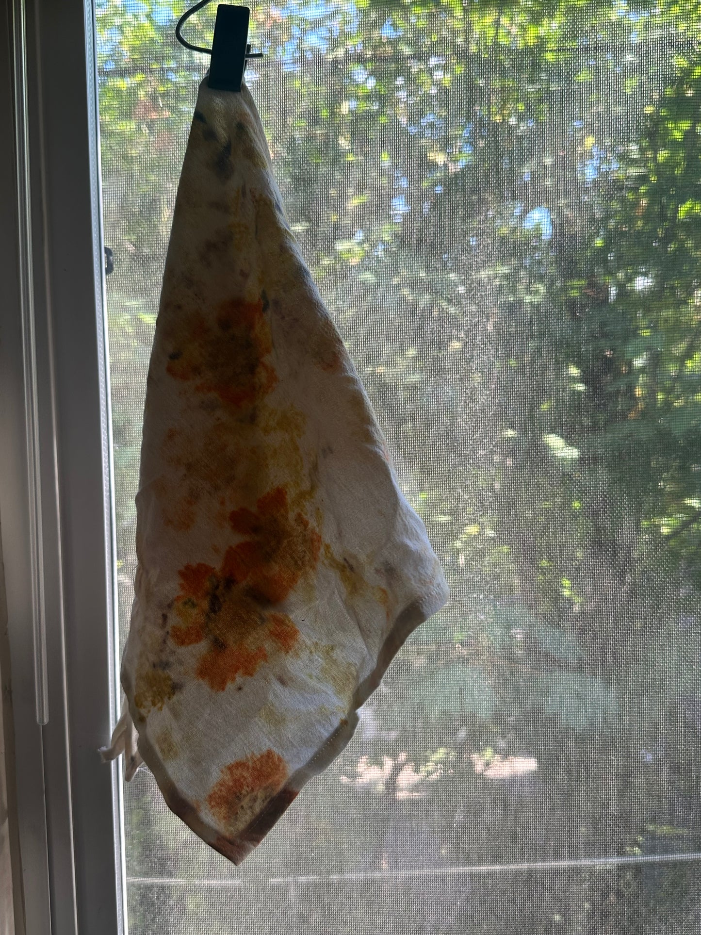 Flower Printed Naturally Dyed Scarves