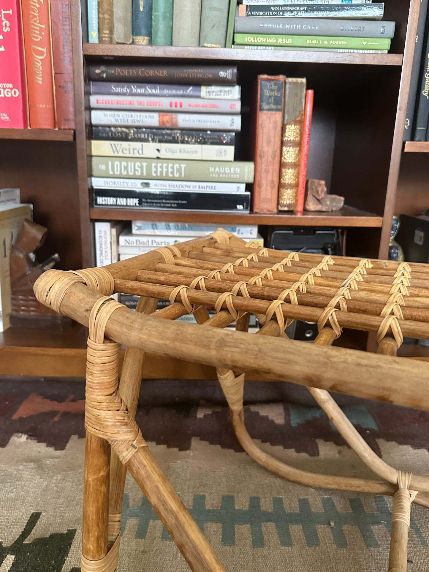MCM Rattan Side Table