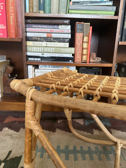 MCM Rattan Side Table