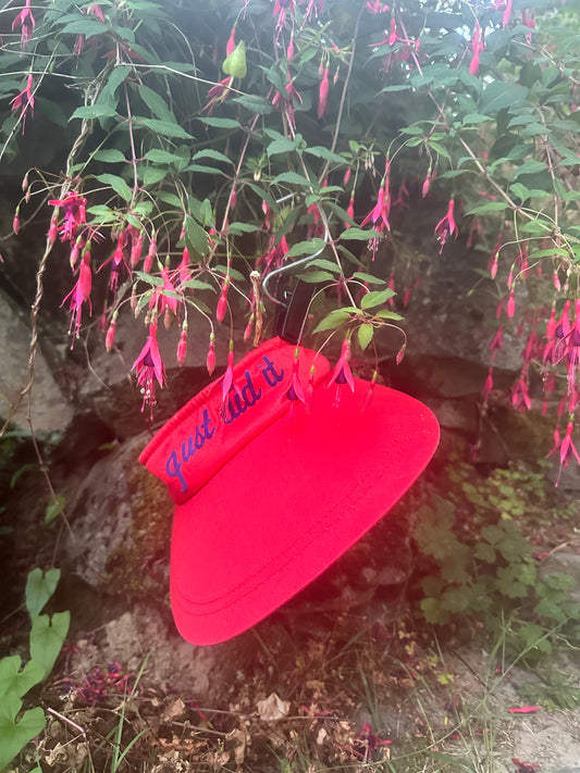 Vintage Red Visor