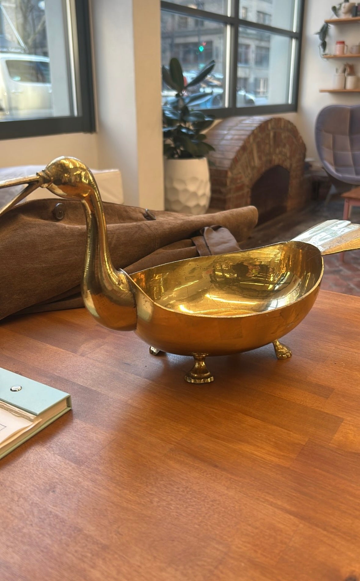 80s Brass Goose