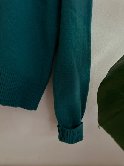 80s Green Lambswool Sweater