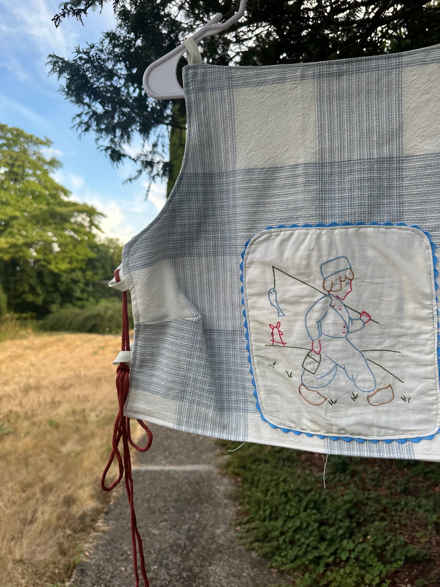 Upcycled Kite Side Tie Top