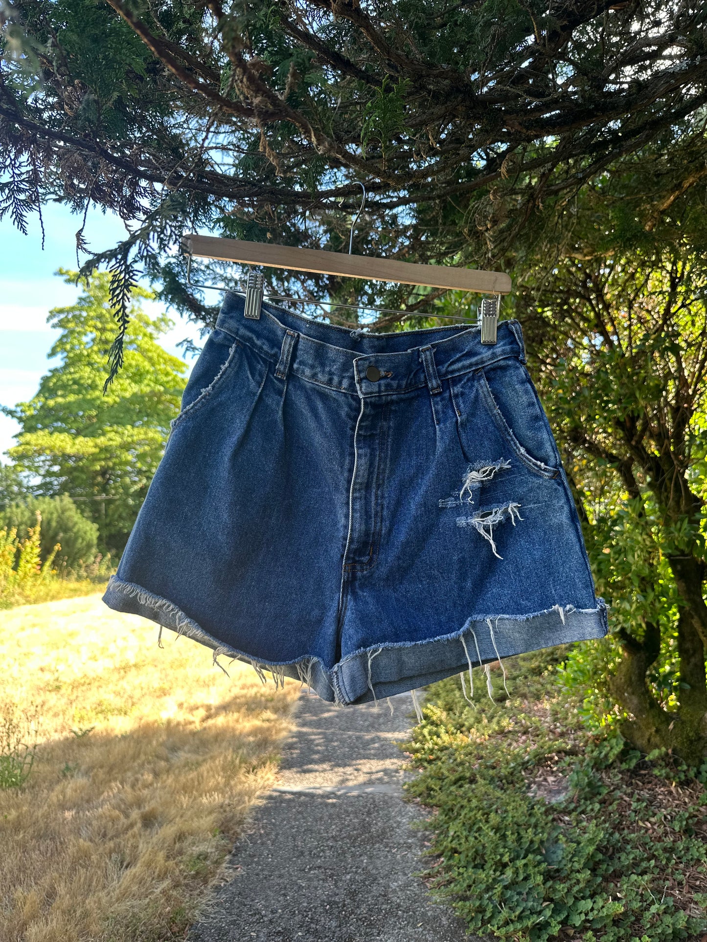 80s Blue Denim Avon Jorts