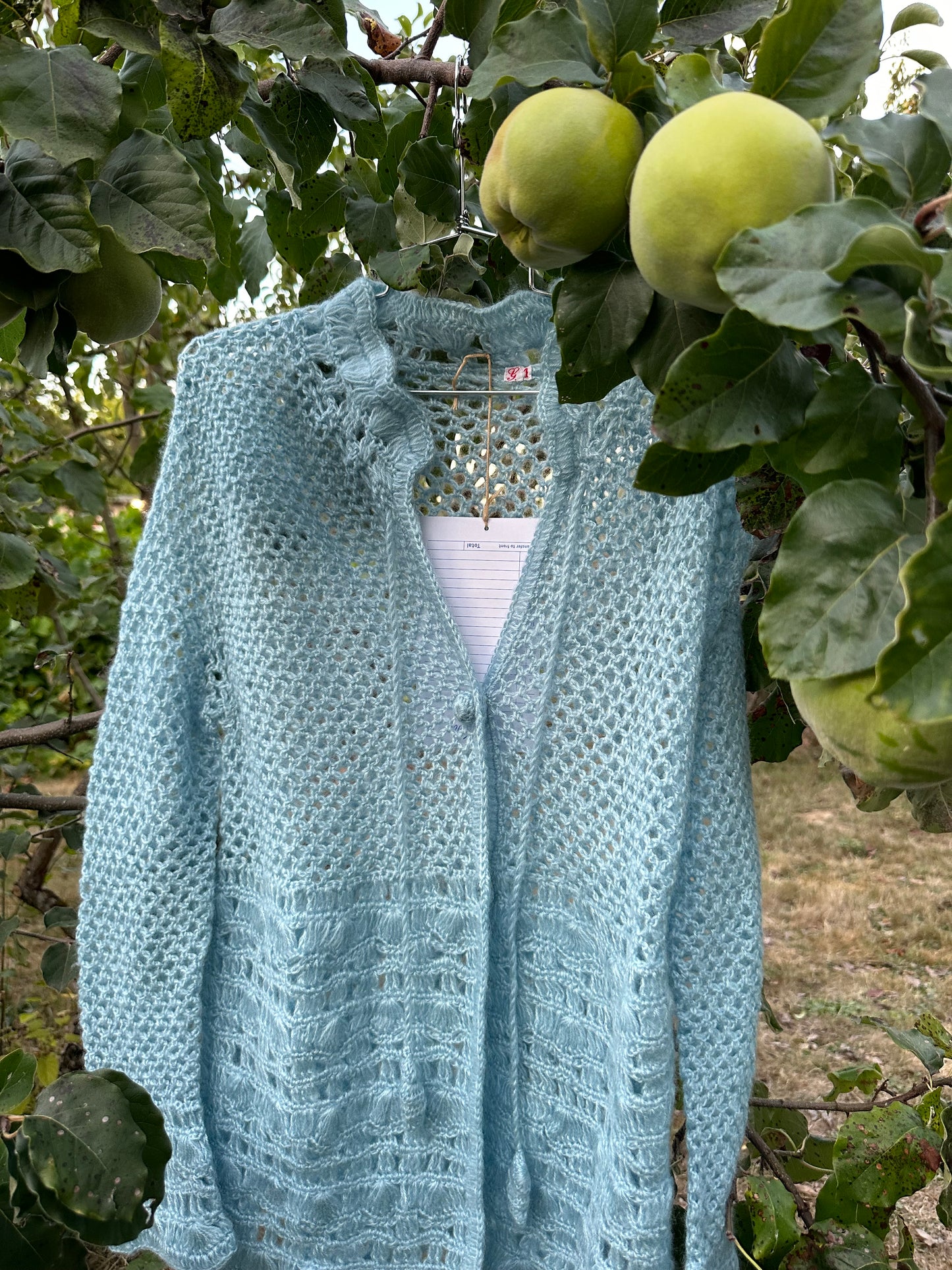 Vintage blue cardigan